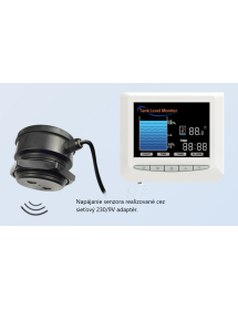 Radio ultrasonic sensor to monitor